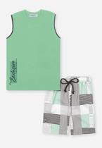 Conjunto Menino Regata Estampado Divertto Conjunto Menino Regata Estampado Divertto