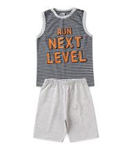Conjunto Menino Regata Listras Level-Bem Vestir.