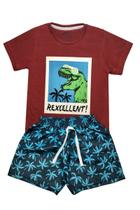 Conjunto Menino Rexcellent Vermelho Ser Menor