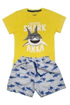 Conjunto Menino Shark Amarelo Ser Menor