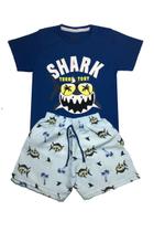 Conjunto Menino Shark Teritory Royal Ser Menor