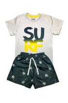 Conjunto Menino SURF Branco Ser Menor