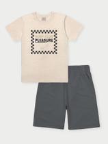 Conjunto Menino Surf Club Off White Abrange