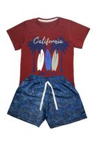 Conjunto Menino SurfStyle Vermelho Ser Menor