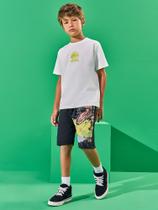 Conjunto Menino T-Rex Natural Kippos Conjunto Menino T-Rex Natural Kippos