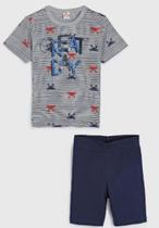 Conjunto Menino Verão Praia Caranguejo Coqueiros Infantil Camiseta Malha Bermuda Moletinho Brandili Conjunto Menino Verão Praia Caranguejo Coqueiros Infantil Camiseta Malha Bermuda Moletinho Brandili