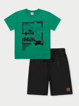 Conjunto Menino Wheels Of Freedom Verde Abrange Conjunto Menino Wheels Of Freedom Verde Abrange