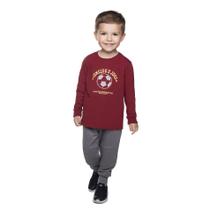 Conjunto Meninos Camiseta Manga Longa Dono da Bola e Calça Moletom Have Fun Conjunto Meninos Camiseta Manga Longa Dono da Bola e Calça Moletom Have Fun
