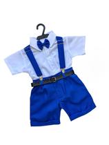 Conjunto Meninos Social Shorts Ravi Azul Royal Miss Cherry Conjunto Meninos Social Shorts Ravi Azul Royal Miss Cherry