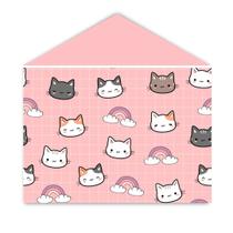 Conjunto Meow Arco-Íris” Envelope + Papel Carta Gatinhos e Arco-Íris Conjunto Meow Arco-Íris” Envelope + Papel Carta Gatinhos e Arco-Íris