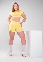 Conjunto Mercy Amarelo Empina Bumbum AQN SPORT Zero Transparência