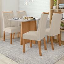 Conjunto Mesa 120cm Celebrare e 4 Cadeiras Apogeu