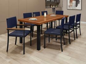 Conjunto Mesa 8 Cadeiras para Área Externa Madri Paonanda Conjunto Mesa 8 Cadeiras para Área Externa Madri Paonanda
