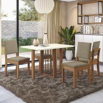Conjunto Mesa Antonela com 4 Cadeiras