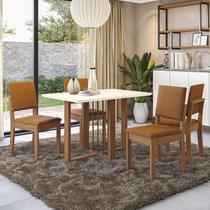 Conjunto Mesa Antonela com 4 Cadeiras