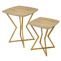 Conjunto Mesa Auxiliar Lateral Para Sala Quarto Austria