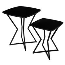 Conjunto Mesa Auxiliar Lateral Para Sala Quarto Austria