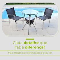 Conjunto Mesa Bar Cadeiras em Aluminio Cores Varanda Luxo Area Externa Interna Conjunto Mesa Bar Cadeiras em Aluminio Cores Varanda Luxo Area Externa Interna