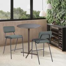 Conjunto Mesa Bistrô Begônia + Banqueta Ipê