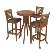 Conjunto Mesa Bistrô com 3 Banquetas Sevilha Conjunto Mesa Bistrô com 3 Banquetas Sevilha