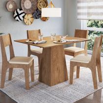 Conjunto Mesa Cairo e 4 Cadeiras Atenas MC01 Linha Novos Emovell