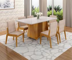 Conjunto Mesa com 6 Cadeiras Harpa