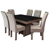 Conjunto Mesa com 6 Cadeiras Talismã New Premium Nevada