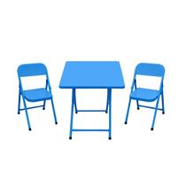Conjunto Mesa de Atividades Pequena Infantil 2 Cadeiras