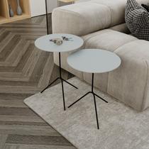 Conjunto Mesa de Canto Pugly 55x40x40cm Conjunto Mesa de Canto Pugly 55x40x40cm