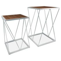 Conjunto Mesa De Canto Wire