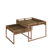 Conjunto Mesa de Centro Columbia Woodmel