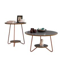 Conjunto Mesa de Centro e Apoio Mdf Marina