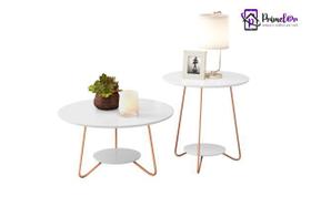 Conjunto Mesa de Centro e Lateral Liz