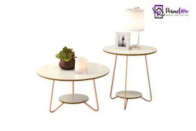 Conjunto Mesa de Centro e Lateral Liz