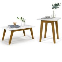 Conjunto Mesa De Centro e Lateral Prism Decorativo