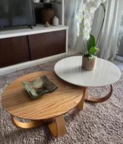 Conjunto Mesa De Centro Gota 60 Cm