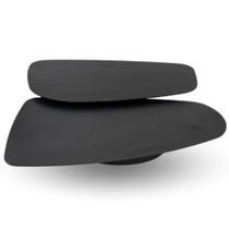 Conjunto Mesa De Centro Organica Board 138x60cm ébano