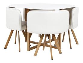 Conjunto Mesa De Jantar + 4 Cadeiras Compact Comfort - Ibiza