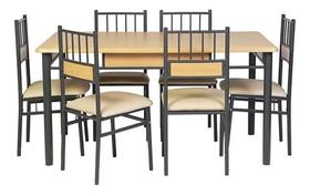 Conjunto Mesa De Jantar 7 Peças - Home Premium - Importado Conjunto Mesa De Jantar 7 Peças - Home Premium - Importado