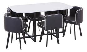 Conjunto Mesa De Jantar E 6 Cadeiras Cinza Brescia Conjunto Mesa De Jantar E 6 Cadeiras Cinza Brescia