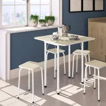 Conjunto Mesa Dobrável 4 Lugares Asti