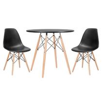 Conjunto - Mesa Eames 80 cm + 2 cadeiras Eames Eiffel DSW