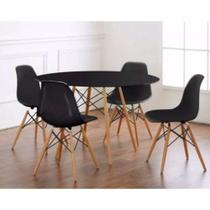 Conjunto Mesa Eiffel 90cm 4Cadeiras Dsw Prolar
