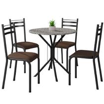 Conjunto Mesa Fabone LYON 0,80 C/4 CAD - 29104