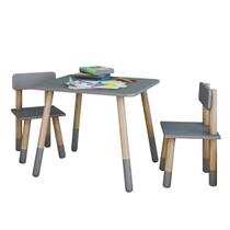 Conjunto Mesa Infantil 2 Cadeiras Colorir