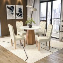Conjunto Mesa Jade com 4 Cadeiras