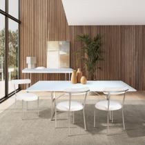 Conjunto Mesa Jantar Itatiba Com Cadeira Violeta Conjunto Mesa Jantar Itatiba Com Cadeira Violeta