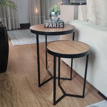 Conjunto Mesa Lateral Capri Preto Conjunto Mesa Lateral Capri Preto