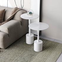 Conjunto Mesa Lateral de Canto Parma 65cm x 40cm x 40cm Branco Conjunto Mesa Lateral de Canto Parma 65cm x 40cm x 40cm Branco