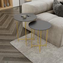 Conjunto Mesa Lateral de Canto Rome 57cm X 45cm X 45cm Conjunto Mesa Lateral de Canto Rome 57cm X 45cm X 45cm
